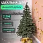 Лита штучна ялинка 2.5 м зелена Карпатська V18 Преміум LUGI KOS-KARPGR25 - мініатюра 2