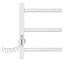 Электрический полотенцесушитель Laris Зебра Альфа ЧФ8 400x800 Е левый R3 77700071, Белый, Левое, Электронный - миниатюра 5