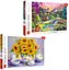 Набір Пазли - (500 + 500 елм.) - "Гірська ідилія" + "Соняшник" - мініатюра 1