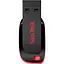 USB Flash накопичувач SanDisk 64GB Cruzer Blade USB 2.0 black red (SDCZ50-064G-B35) - мініатюра 3