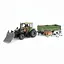 Трактор на радіокеруванні 1908-5 AT зелений, підіймання обладнання, керування з додатка, Bluetooth, акумулятор 3.7 V - мініатюра 1