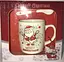 Кружка новорічна з дідом морозом з ложечкою горнятко в коробці Gee! - мініатюра 2