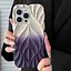 Чохол Epik TPU Leaf для Apple iPhone 16 Pro 6.3 White/Purple - мініатюра 2