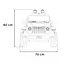 Електромобіль Ramiz Jeep Wrangler Rubicon 12 В,White (PA.DK-JWR555.BIA) - мініатюра 2