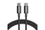 Кабель Type-C - Type-C 240W Rocoren RCCXTT2-JYB01, 2 метри чорний - мініатюра 1