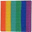 Сенсорна іграшка Pop it 40 см квадрат гігант 400 пупирок великий XXXL різнокольоровий - мініатюра 1