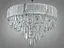 Сучасна кришталева люстра в вітальню, 11 ламп, хром - мініатюра 3