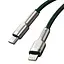 Кабель Baseus Cafule Metal Type-C to Lightning PD 20W (2m) green (CATLJK-B06) - мініатюра 6