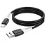 Кабель Hoco X82 Type-C silicone charging data cable Чорний - мініатюра 1