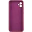 Чехол Silicone Cover Lakshmi Full Camera (AAA) для Samsung Galaxy A04e Бордовый/Plum - миниатюра 3