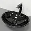 Умивальник VBI Parma black glossy накладний VBI-011021, Чорний - мініатюра 1