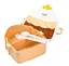 Ланч-бокс детский со столовыми приборами Cake 20х18х8 см, шоколад TS Kitchen HP12271BR - миниатюра 3