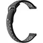 Ремешок DK CDK для Garmin Forerunner 255 / 255 Music 22mm Silicone Sport Band Nike (011907) (black / grey) - миниатюра 1