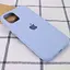 Чохол Silicone Case Full Protective (AA) для Apple iPhone 15 Pro (6.1) Блакитний / Lilac Blue - мініатюра 2