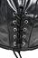 Маска Master Series Dungeon Demon Bondage Mask with Horns - Black - мініатюра 6