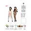 Бодистокинг Passion BS007 комбинезон закрытые плечи рукав 3/4 S/M/L white - миниатюра 5