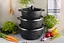 Набор кастрюль Edenberg EB-8151 6 предметов черный - миниатюра 1