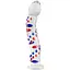 Скляний дилдо з вигинами та малюнком Gildo Glass Dildo No. 3 - мініатюра 1