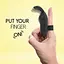 Вібратор на палець FeelzToys Magic Finger 10 см чорний - мініатюра 4