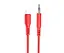 Кабель переходник Hoco UPA18 Lightning - 3.5 мм AUX красный - миниатюра 1