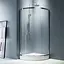 Душевая кабина Am.Pm Like 90x90 см без поддона хром W83UG-315-090CG, универсальная, прозрачная, хром - миниатюра 2