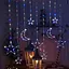 Штора гирлянда LED Star curtain звездная светодиодная RGB - миниатюра 1
