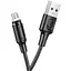 Кабель Borofone BX41 USB to Micro 2.4A 1 м PVC PVC connectors magnetic черный - миниатюра 1