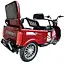 Електроскутер Триколісний Crosser TR-5 Tranzit (800W, 72V,24Ah) Червоний - мініатюра 4