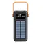 Универсальная зарядная батарея ACL PW-19 50000mAh + солнечная панель + фонарик (Черный) - миниатюра 1