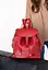 Шкіряний жіночий рюкзак Олсен червоний - мініатюра 9