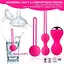 Вібраційний тренажер Кегеля Rewolution силіконовий 36 мм x 85 мм рожевий - мініатюра 2