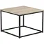 Стіл журнальний лофт Orange-Line ОП-191 600х600х450 мм Чорний/Дуб сонома - мініатюра 1