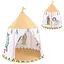 Детская палатка "Домик" MR 1314, 116 х 116 х 123 см, каркасная, 2 окна - миниатюра 1