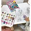 Детская книга-раскраска The creative Rainbow LCB12 со стикерами - миниатюра 4