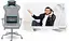Кожаное офисное кресло с технологией SoftSwing Sofotel Werona Black +2 подушки в подарок - миниатюра 10