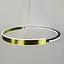 Подвесная люстра в латунно-черном корпусе кольца Ø 80 см Ст. MJ303-800 AB | Line F - миниатюра 6