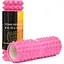 Масажний ролик Cornix EVA 33 x 14 см (валик, ролер) XR-0327 Pink - мініатюра 1