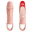Насадка на пенис Pretty Love Penis Sleeve Cecelia 18.5 см телесный - миниатюра 2