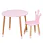 Столик со стулом Корона круглый Bambi 10х63х63 см det0015792 - миниатюра 1
