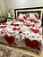 Постельное белье хлопок Роза сердце  Полутораспальное 150 x 220 Бязь Белое 70 х 70 - миниатюра 1