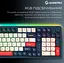Клавиатура игровая механическая GamePro MK-305-BL Asgard Drakkar Keychron Super Red Switch Bluetooth 5.2/2.4 ГГц/USB Blue - миниатюра 13