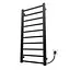 Электрический полотенцесушитель Kosser Лофт 1000x500 ER тайм. черный ДЛФ03ER, Черный матовый, Правое - миниатюра 1