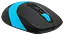 Миша бездротова A4Tech FG10 Black/Blue - мініатюра 1