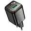 Сетевое зарядное устройство Hoco N52 GaN PD20W + QC3.0 2 порта USB+Type-C черный - миниатюра 1