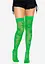 Чулки Leg Avenue 420 Net thigh highs Green - миниатюра 4