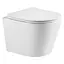 Унитаз подвесной Mixxus Bevel-0302-R 520x360x365 мм, Rimless MI6709, Белый - миниатюра 1