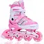 Регулируемые роликовые коньки DUZSKJ для детей с подсветкой - миниатюра 1