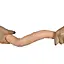 Двухсторонний фаллоимитатор LoveToy King Size Ladykiller 36.5 см телесный - миниатюра 5