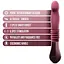 Пульсатор Temptasia Blush Trixie Thrusting Dildo Wine Red - мініатюра 2