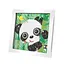 Алмазна мозаїка A 5501 A "Панда", стрази, ручка, лоток, рамка, в коробці (6969961400400) - мініатюра 1